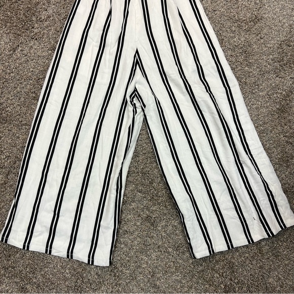 Lulu’s Margo Black and White Striped Strapless Midi Jumpsuit womens size small - Picture 11 of 15